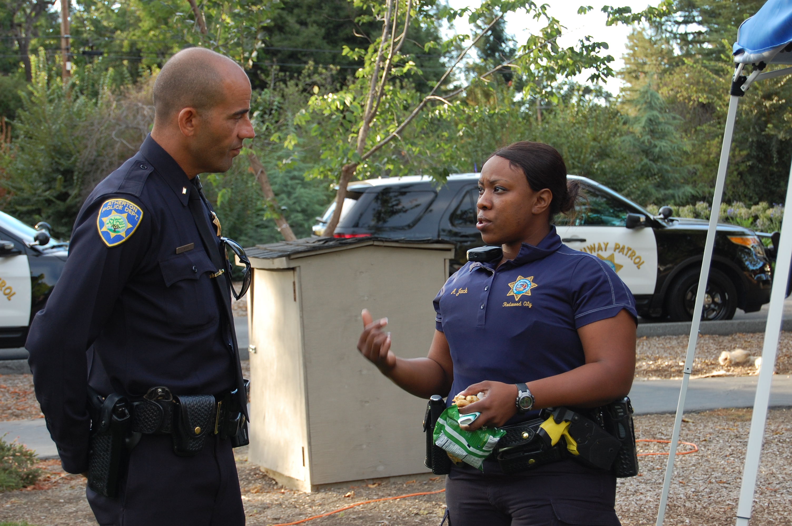 APD Lt. Wade and CHP Officer Jack
